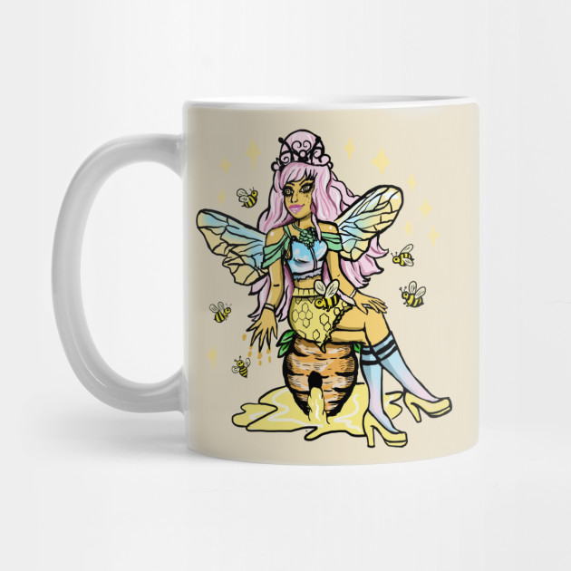 Queen Bee Honey Comb Kawaii Pastel Goth